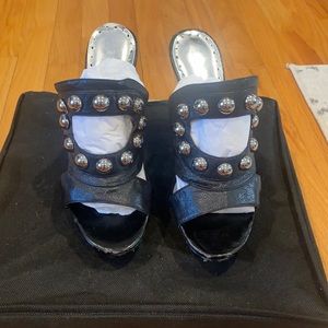 BCBGirls Black Platform Sandals